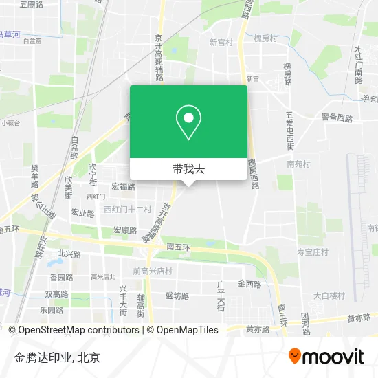 金腾达印业地图