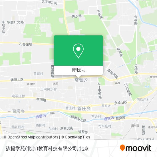 孩提学苑(北京)教育科技有限公司地图