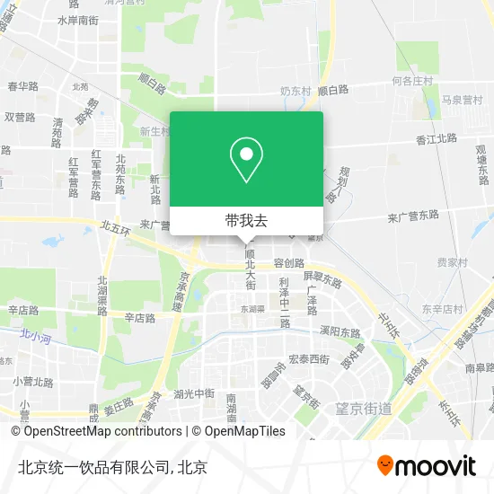 北京统一饮品有限公司地图