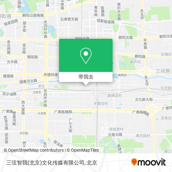 三弦智我(北京)文化传媒有限公司地图