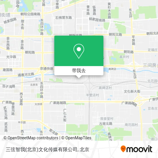 三弦智我(北京)文化传媒有限公司地图
