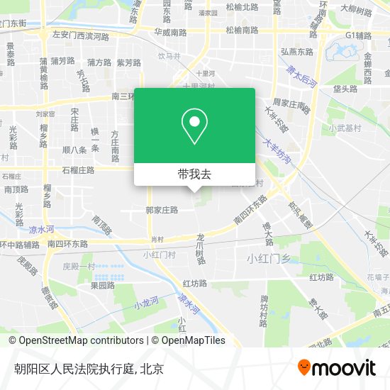 朝阳区人民法院执行庭地图
