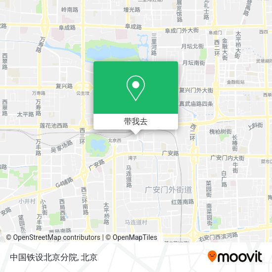中国铁设北京分院地图
