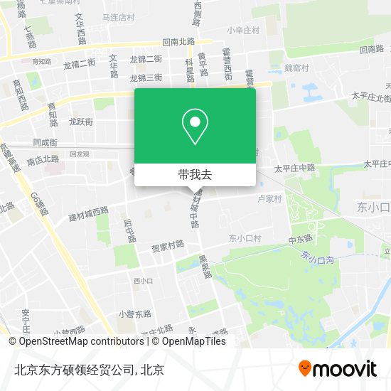 北京东方硕领经贸公司地图