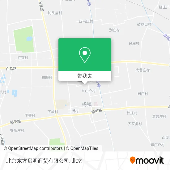 北京东方启明商贸有限公司地图
