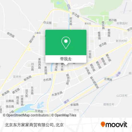 北京东方家家商贸有限公司地图