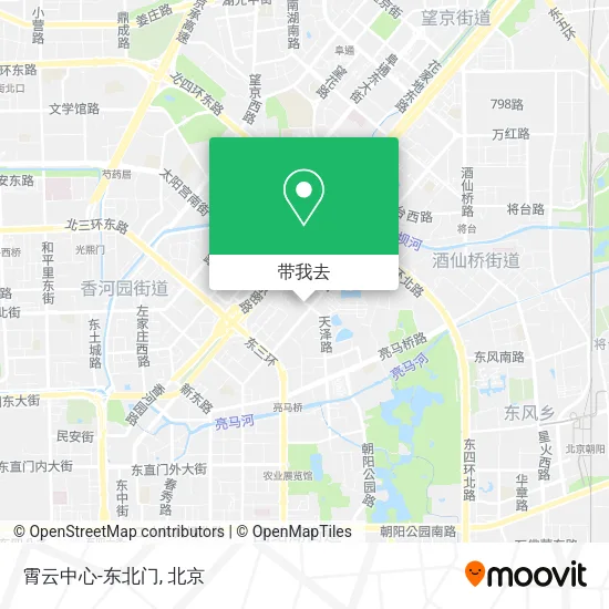 霄云中心-东北门地图