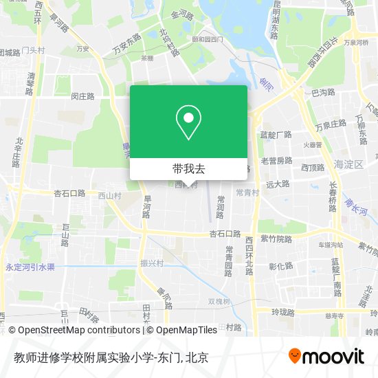 教师进修学校附属实验小学-东门地图