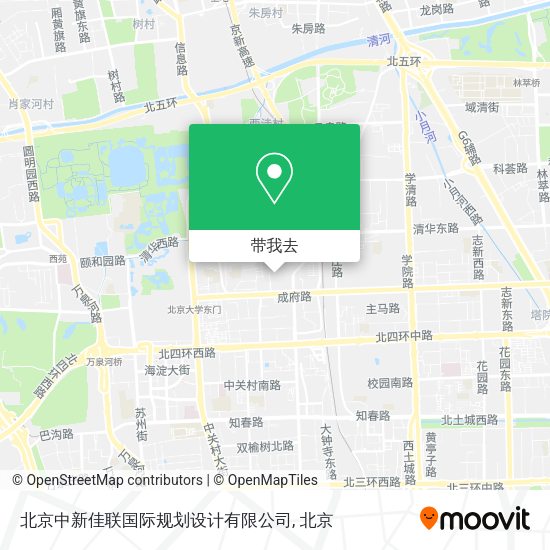 北京中新佳联国际规划设计有限公司地图