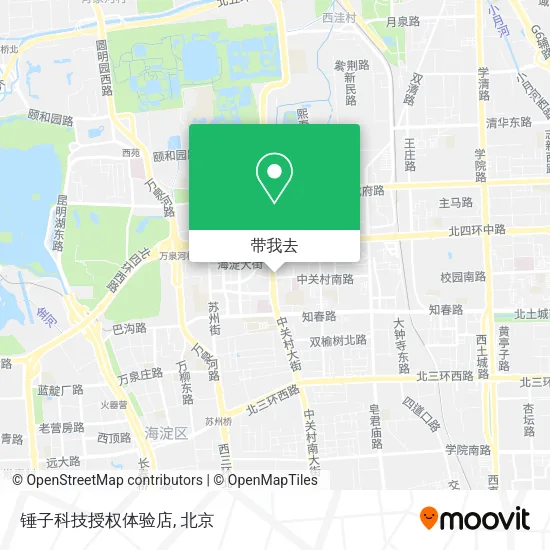锤子科技授权体验店地图