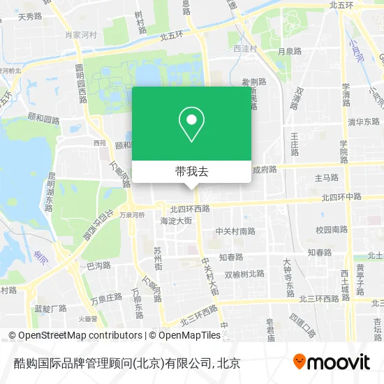 酷购国际品牌管理顾问(北京)有限公司地图