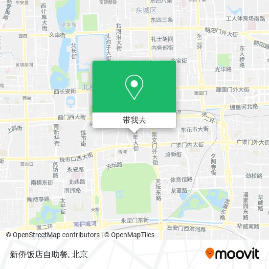新侨饭店自助餐地图