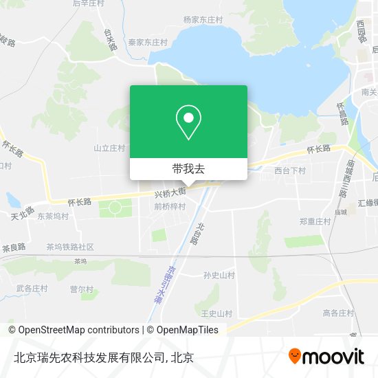 北京瑞先农科技发展有限公司地图