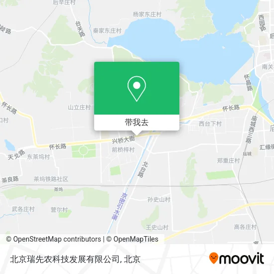 北京瑞先农科技发展有限公司地图