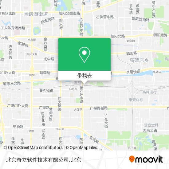 北京奇立软件技术有限公司地图