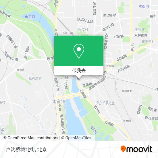 卢沟桥城北街地图