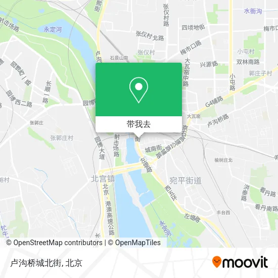 卢沟桥城北街地图
