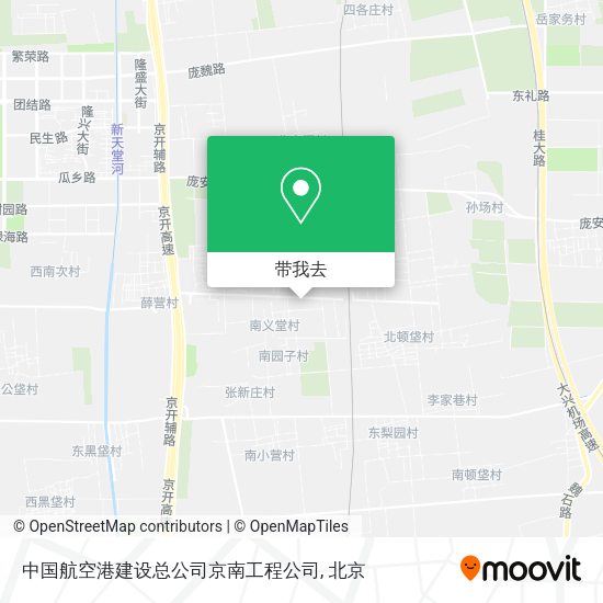 中国航空港建设总公司京南工程公司地图