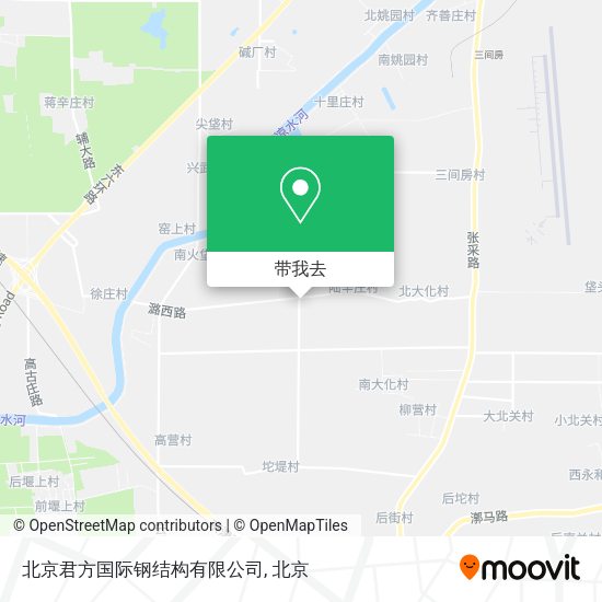 北京君方国际钢结构有限公司地图