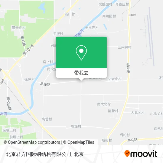 北京君方国际钢结构有限公司地图