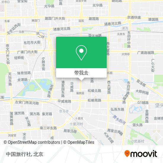 中国旅行社地图
