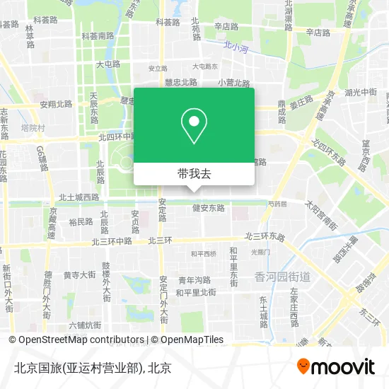 北京国旅(亚运村营业部)地图