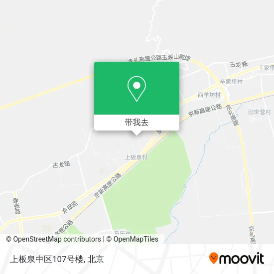 上板泉中区107号楼地图