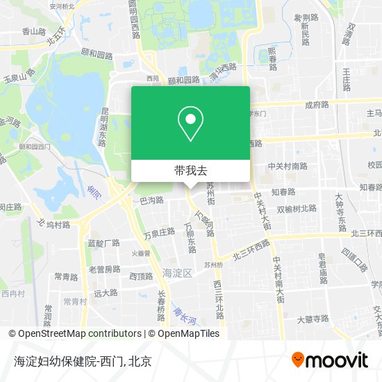 海淀妇幼保健院-西门地图