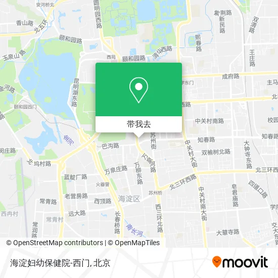 海淀妇幼保健院-西门地图