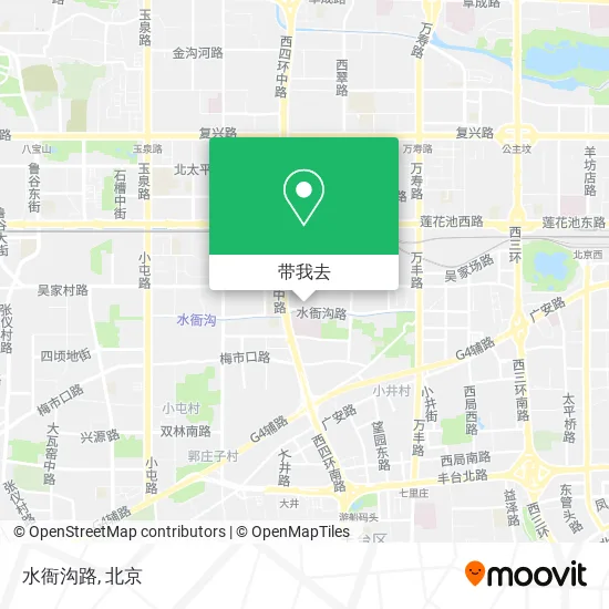水衙沟路地图