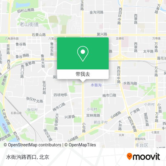 水衙沟路西口地图