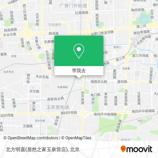 北方明嘉(居然之家玉泉营店)地图
