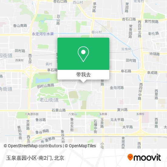 玉泉嘉园小区-南2门地图
