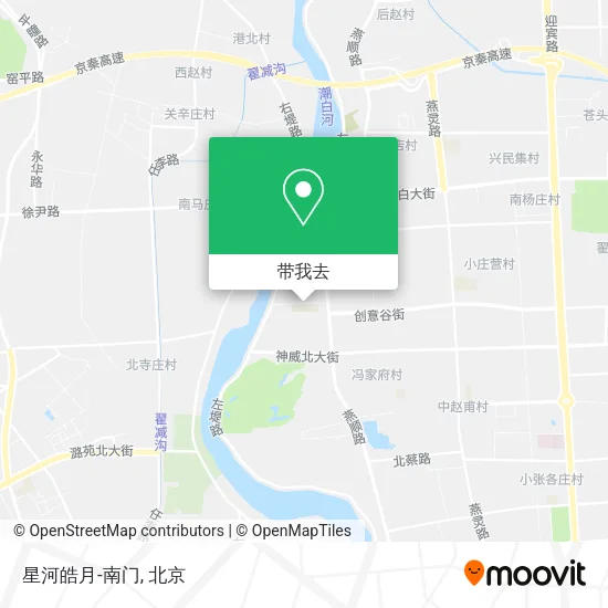 星河皓月-南门地图