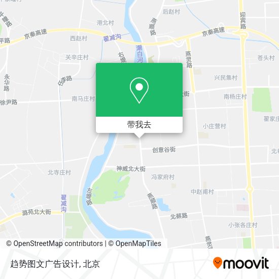 趋势图文广告设计地图
