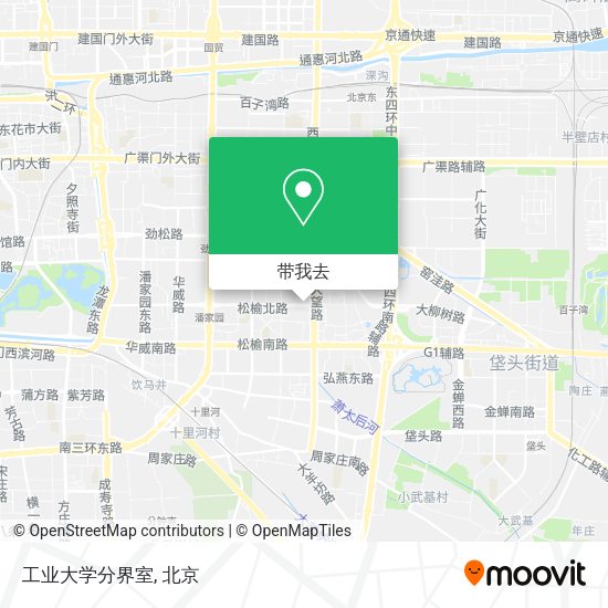 工业大学分界室地图