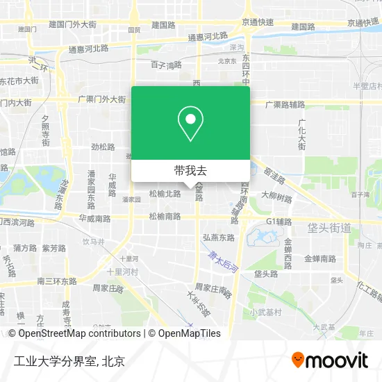 工业大学分界室地图