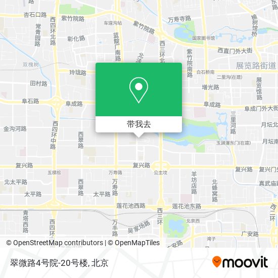 翠微路4号院-20号楼地图