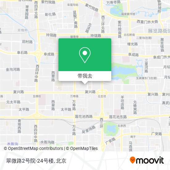 翠微路2号院-24号楼地图