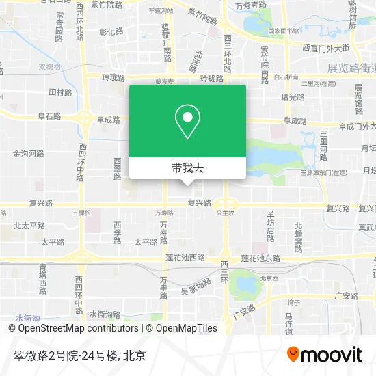 翠微路2号院-24号楼地图