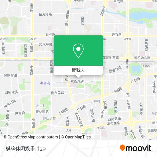 棋牌休闲娱乐地图