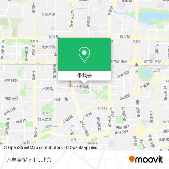 万丰宾馆-南门地图