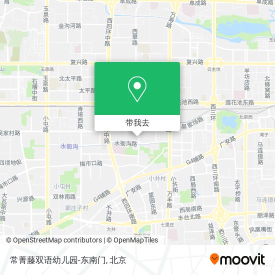 常菁藤双语幼儿园-东南门地图