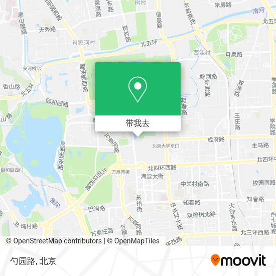 勺园路地图