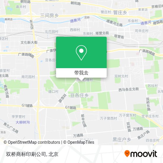 双桥商标印刷公司地图