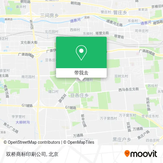 双桥商标印刷公司地图