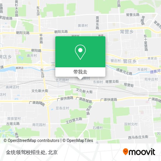 金统领驾校招生处地图
