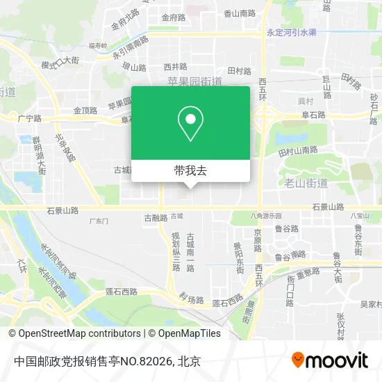 中国邮政党报销售亭NO.82026地图