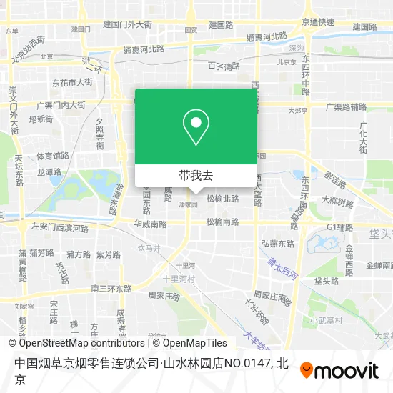 中国烟草京烟零售连锁公司·山水林园店NO.0147地图