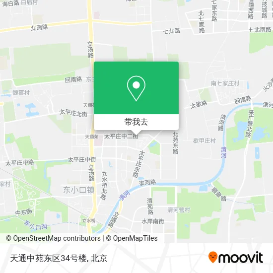天通中苑东区34号楼地图
